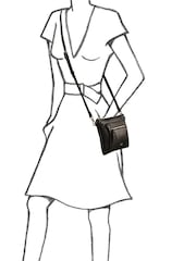 OSPREY LONDON The Ruby Leather Cross-Body Bag - Image 5 of 5