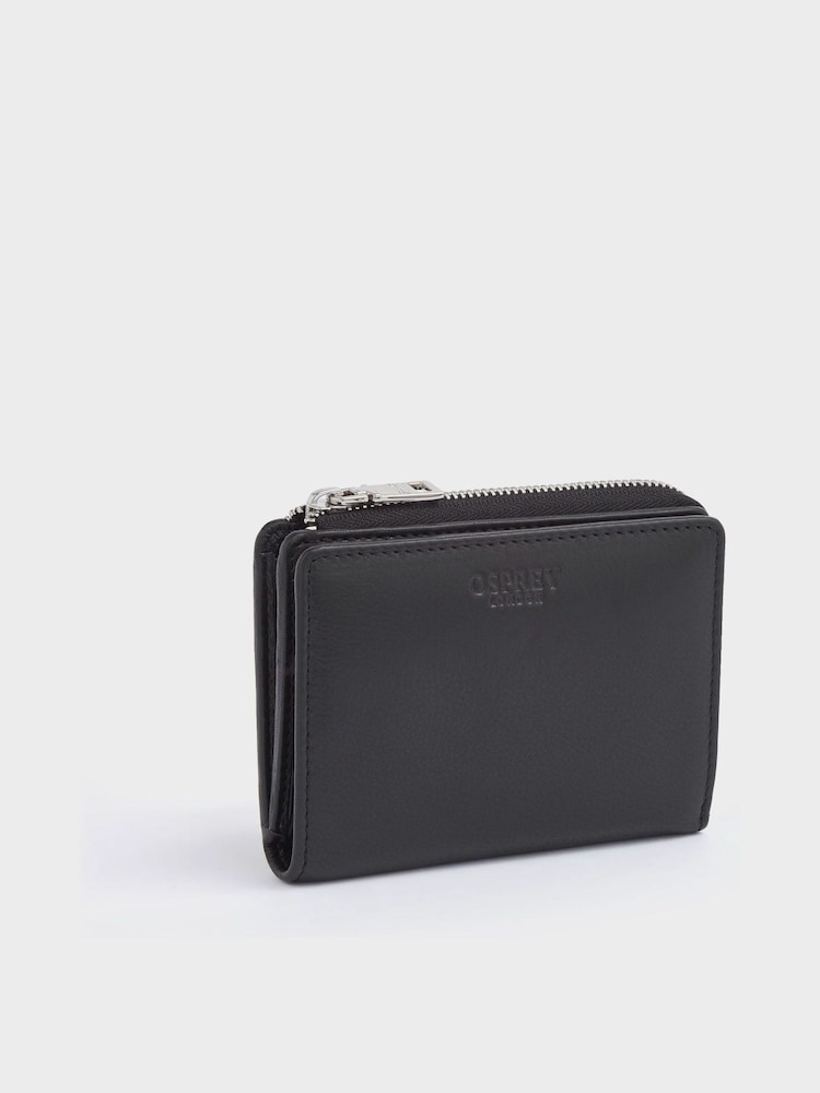 OSPREY LONDON Saddle Leather Kelso Mini Zip-Around Purse - Image 2 of 5