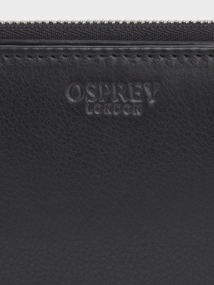 OSPREY LONDON Saddle Leather Kelso Mini Zip-Around Purse - Image 5 of 5