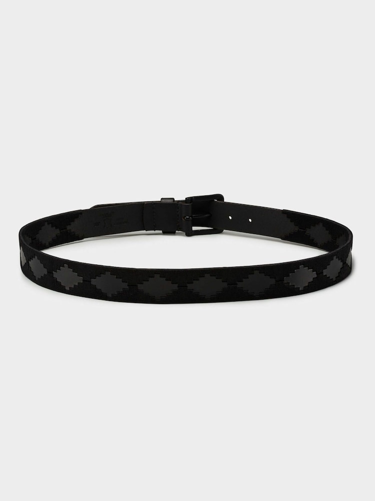 OSPREY LONDON Saddle Leather Mendoza Belt - Image 2 of 2