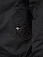 Ben Sherman Black Signature 100% Cotton Harrington Jacket - Image 6 of 9