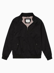 Ben Sherman Black Signature 100% Cotton Harrington Jacket - Image 8 of 9
