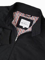 Ben Sherman Black Signature 100% Cotton Harrington Jacket - Image 9 of 9
