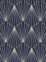 Graham & Brown Blue Rene 10M Wallpaper - Image 3 of 3