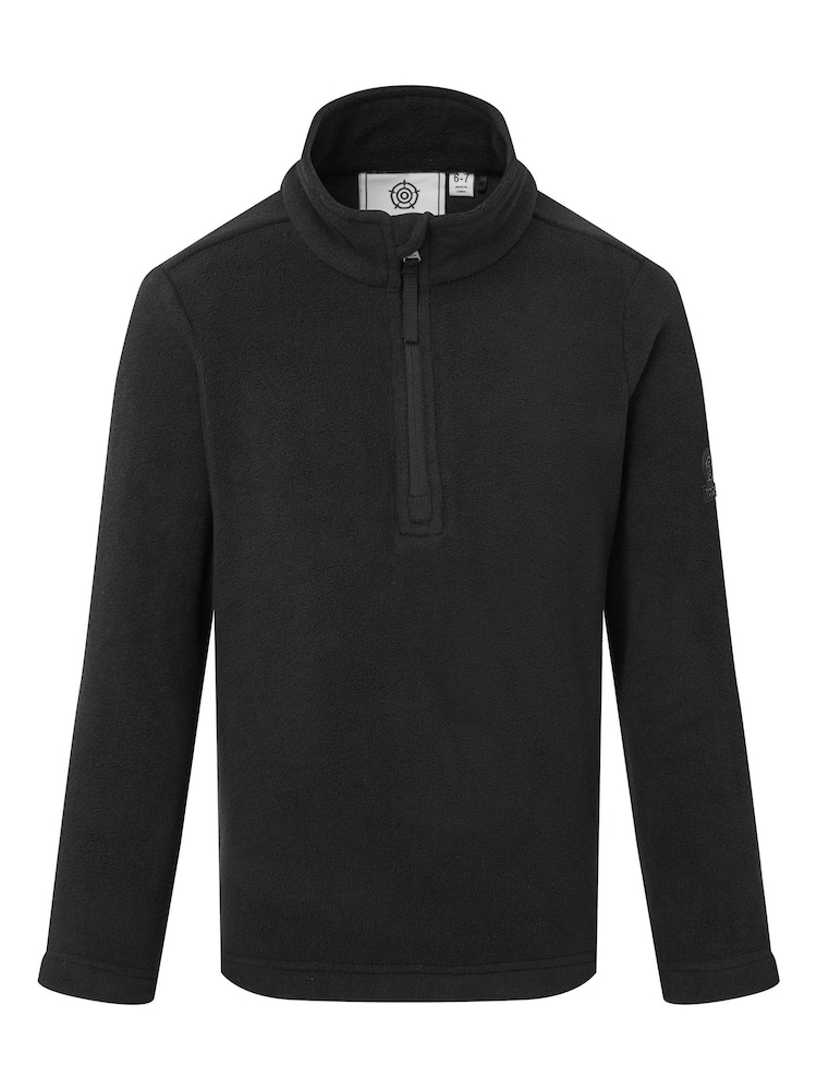 Tog 24 Black Toffolo Zip Neck Fleece - Image 5 of 5