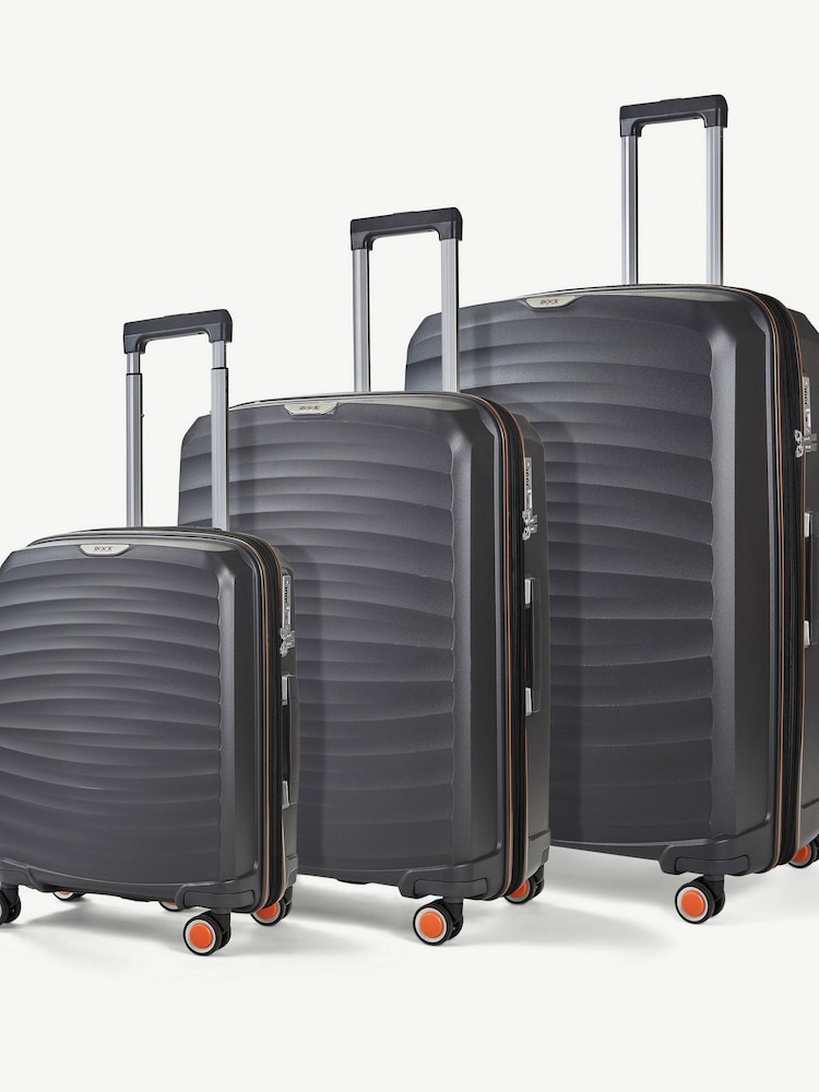 Rock Luggage Sunwave 3pc Suitcases Set - Image 1 of 3