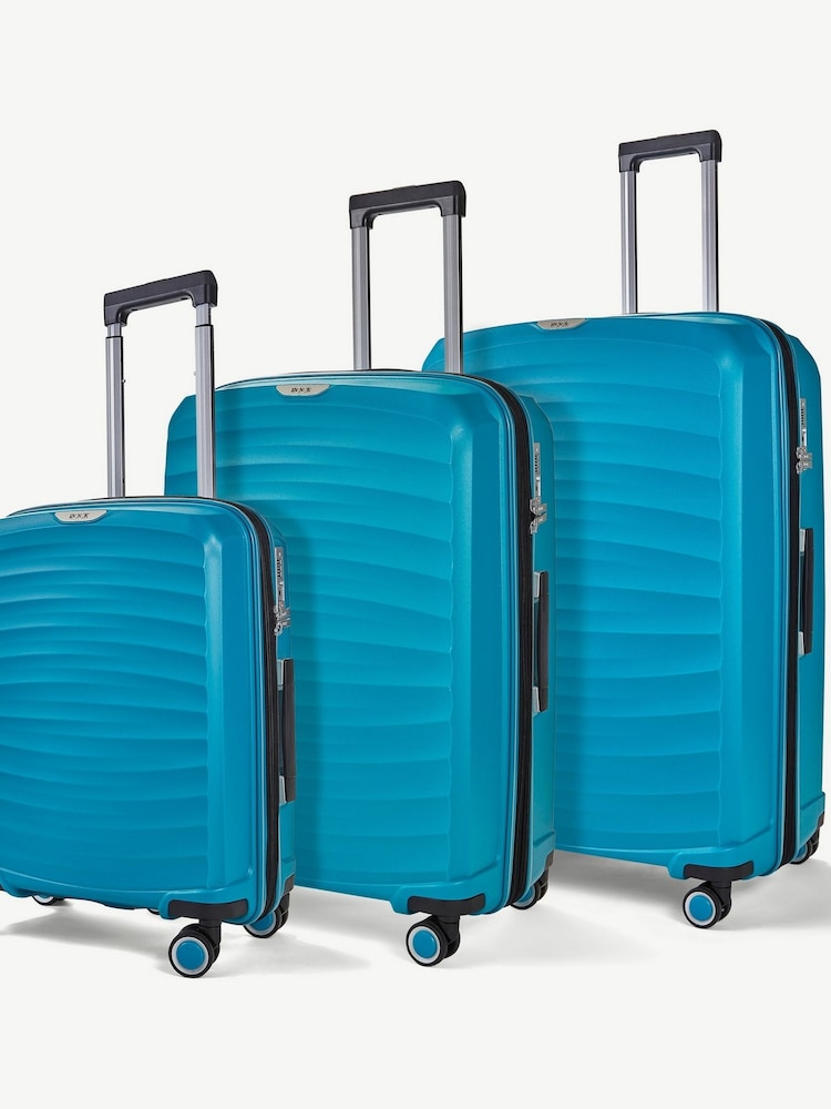 Rock Luggage Sunwave 3pc Suitcases Set - Image 1 of 3