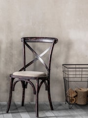 Gallery Home Set of 2 Black Boston Dining Chairs - Image 1 of 2