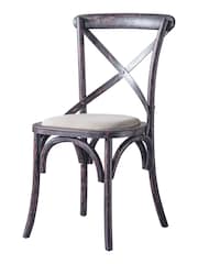 Gallery Home Set of 2 Black Boston Dining Chairs - Image 2 of 2