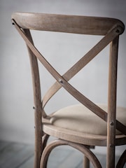 Gallery Home Set of 2 Natural Boston Dining Chairs - Image 2 of 3