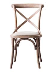 Gallery Home Set of 2 Natural Boston Dining Chairs - Image 3 of 3