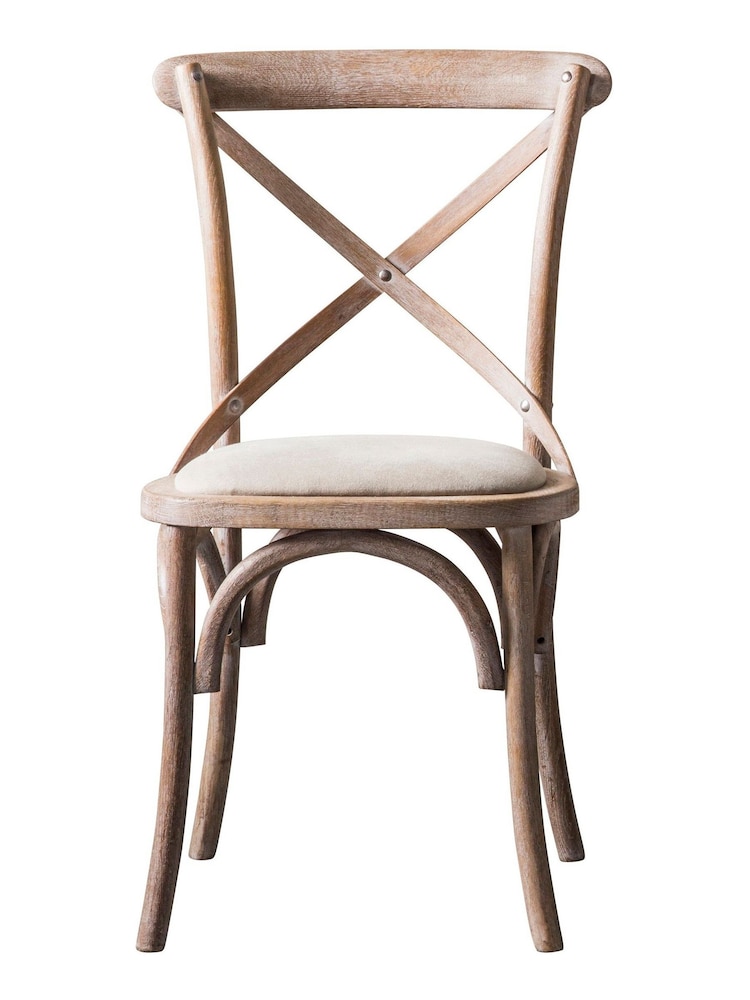 Gallery Home Set of 2 Natural Boston Dining Chairs - Image 3 of 3