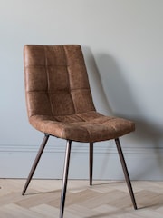 Gallery Home Set of 2 Brown Dallas Dining Chairs - Image 1 of 3