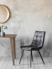 Gallery Home Set of 2 Grey Dallas Dining Chairs - Image 1 of 4