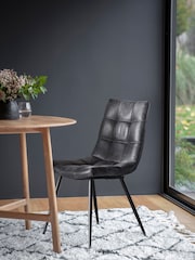Gallery Home Set of 2 Grey Dallas Dining Chairs - Image 4 of 4