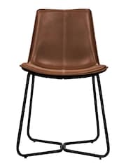 Gallery Home Set of 2 Brown Texas Dining Chairs - Image 2 of 2