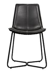 Gallery Home Set of 2 Grey Texas Dining Chairs - Image 2 of 2