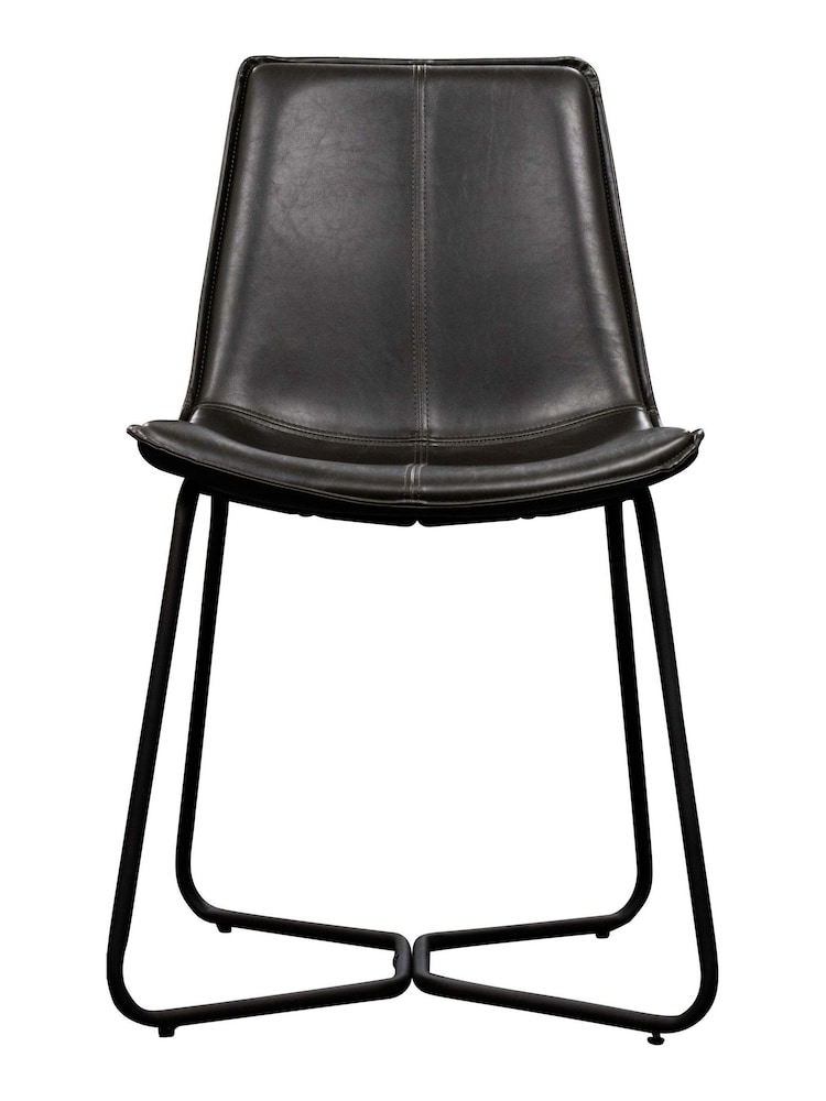 Gallery Home Set of 2 Grey Texas Dining Chairs - Image 2 of 2