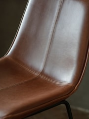 Gallery Home Set of 2 Brown Texas Bar Stools - Image 2 of 3