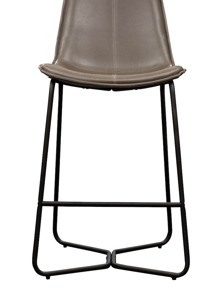 Gallery Home Set of 2 Light Brown Texas Bar Stools - Image 3 of 3