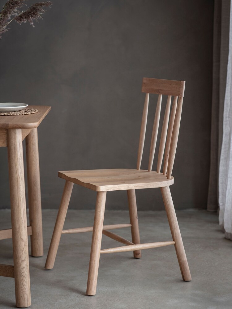 Gallery Home Natural Set of 2 Columbia Dining Chairs - Image 1 of 3