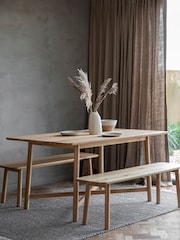 Gallery Home Natural Columbia 6 Seater Dining Table - Image 1 of 3