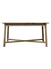 Gallery Home Natural Columbia 6 Seater Dining Table - Image 3 of 3