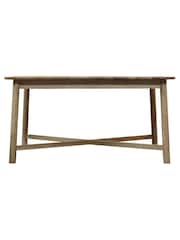 Gallery Home Natural Columbia 8 Seater Extending Dining Table - Image 3 of 4