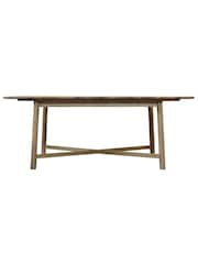 Gallery Home Natural Columbia 8 Seater Extending Dining Table - Image 4 of 4