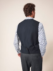 White Stuff Grey Heath Regular Fit Waistcoat - Image 2 of 4