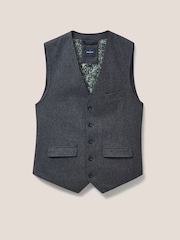 White Stuff Grey Heath Regular Fit Waistcoat - Image 4 of 4