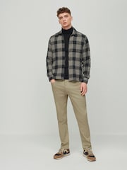 Stone Slim Fit Soft Touch 5 Pocket Jean Style Trousers - Image 2 of 8