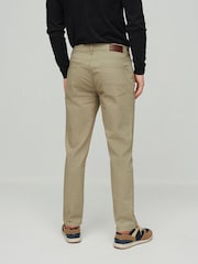 Stone Slim Fit Soft Touch 5 Pocket Jean Style Trousers - Image 3 of 8