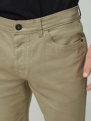 Stone Slim Fit Soft Touch 5 Pocket Jean Style Trousers - Image 4 of 8
