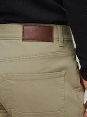 Stone Slim Fit Soft Touch 5 Pocket Jean Style Trousers - Image 6 of 8