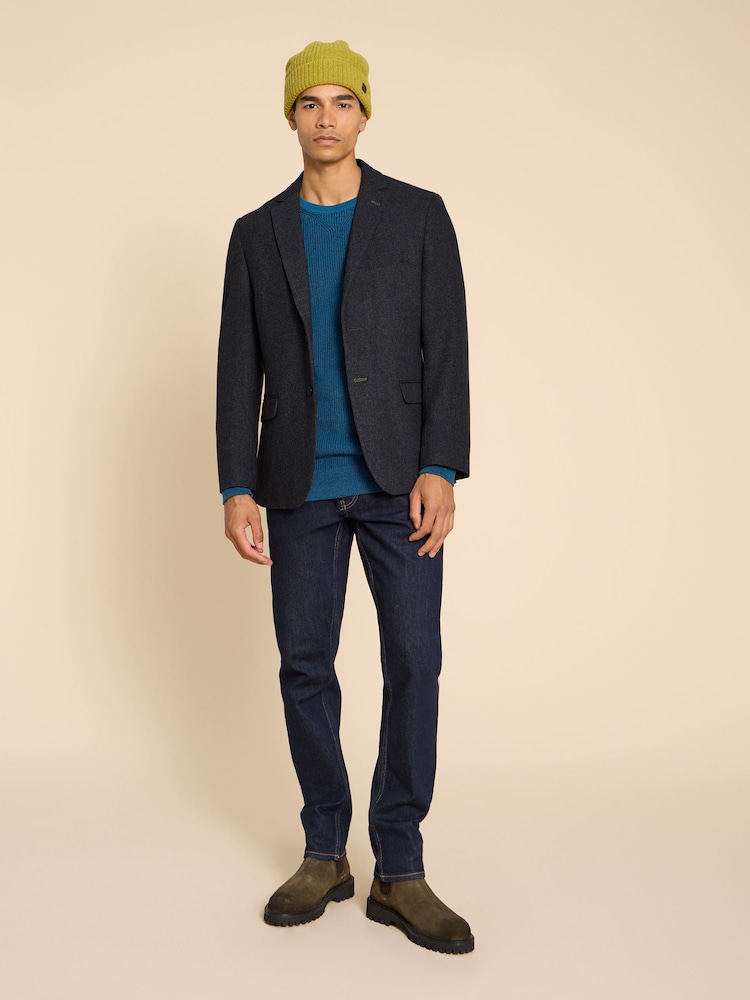White Stuff Grey Heath Regular Fit Blazer - Image 1 of 6