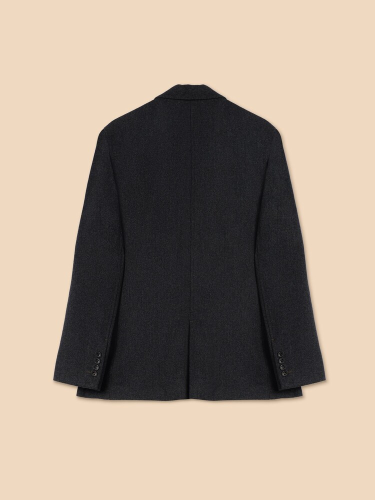 White Stuff Grey Heath Regular Fit Blazer - Image 6 of 6
