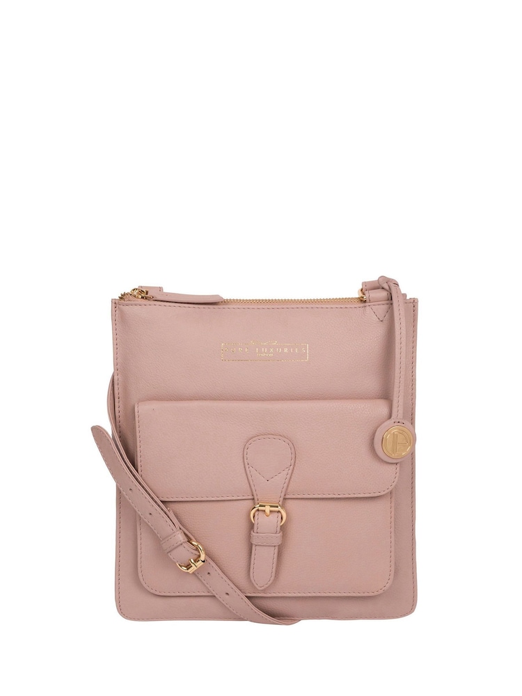 Pure Luxuries London Kenley Leather Cross-Body Bag - Image 1 of 7