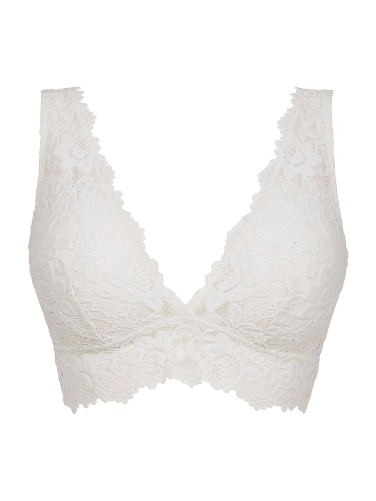 Figleaves White Millie Bralette - Image 5 of 5 Figleaves White Millie Bralette - Image 5 of 5