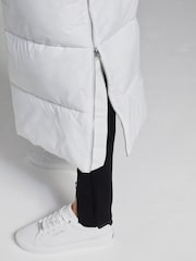 Calvin Klein Natural Modern Maxi Coat - Image 5 of 5