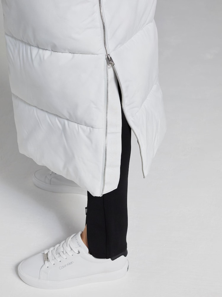 Calvin Klein Natural Modern Maxi Coat - Image 5 of 5