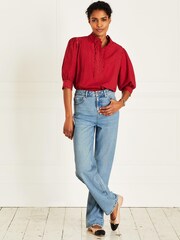 Bleach Blue Relaxed Wide Leg Jeans - Image 1 of 5