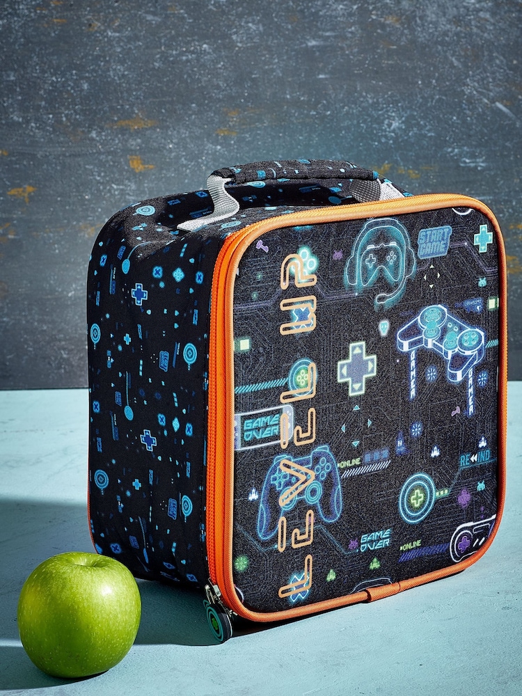 Black Gaming Lunch Bag - Image 1 of 3