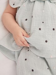 Mint Velvet Polka-Dot Frill Set - Image 3 of 8
