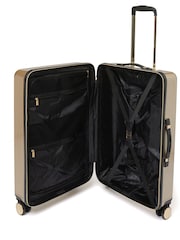 Dune London Gold Olive Medium Suitcase - Image 5 of 6