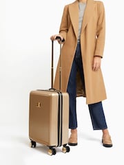 Dune London Gold Olive Cabin Suitcase - Image 1 of 6