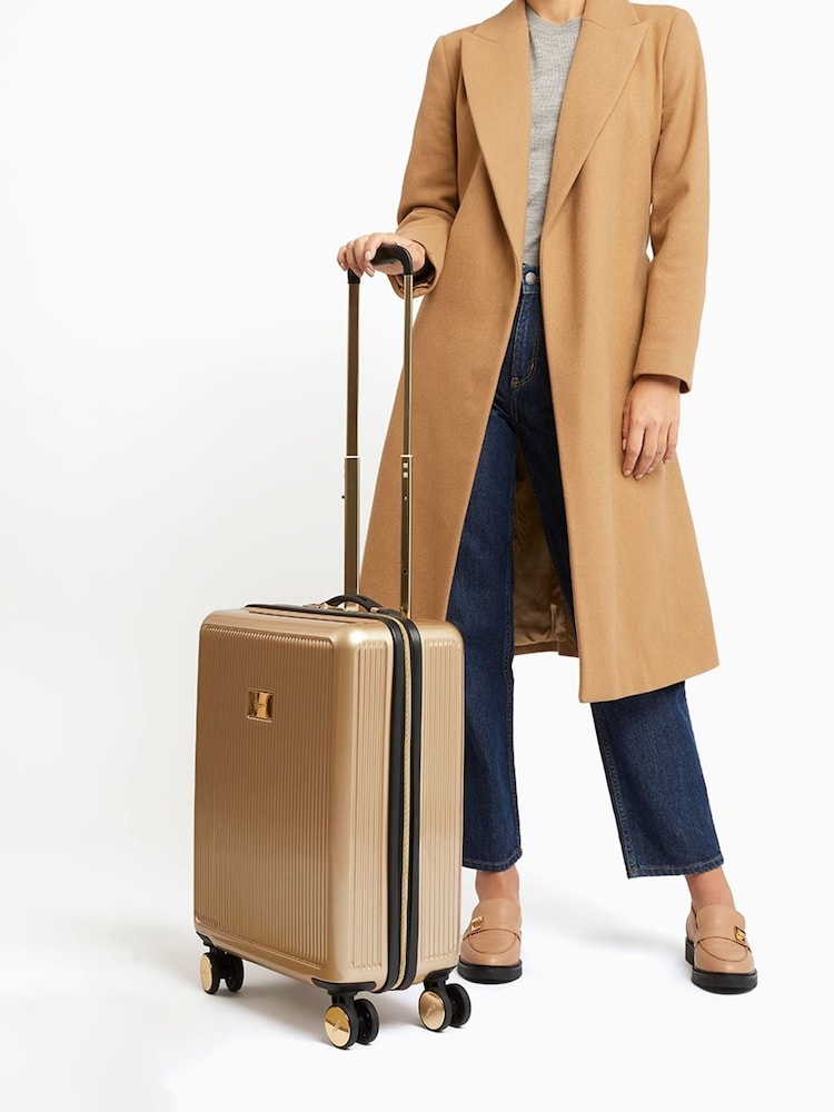 Dune London Gold Olive Cabin Suitcase - Image 1 of 6