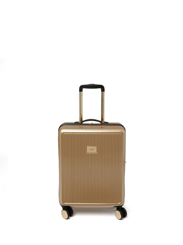 Dune London Gold Olive Cabin Suitcase - Image 2 of 6