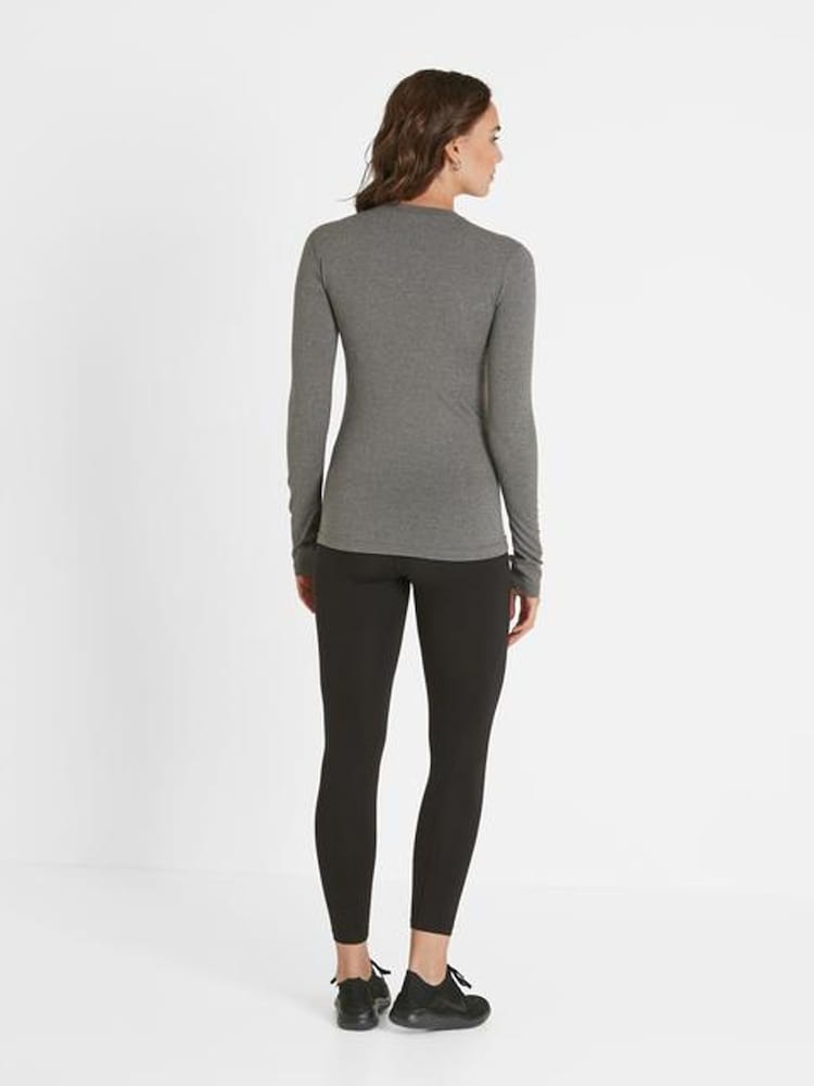 Tog 24 Light Grey Snowdon Thermal Base Layer Crew Neck Top - Image 2 of 4