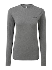 Tog 24 Light Grey Snowdon Thermal Base Layer Crew Neck Top - Image 2 of 3